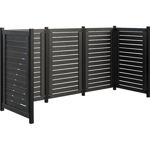 5703393166715 - Mülltonnenverkleidung Lund zum Einbetonieren RAL 9005 Schwarz 5703393166715 - Mülltonnenverkleidung Lund zum Einbetonieren RAL 9005 Schwarz