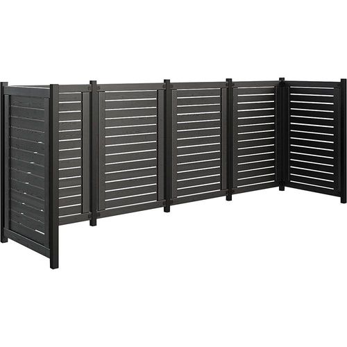 5703393166722 - Mülltonnenverkleidung Lund zum Einbetonieren RAL 9005 Schwarz 5703393166722 - Mülltonnenverkleidung Lund zum Einbetonieren RAL 9005 Schwarz