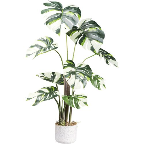 4064118182191 - Künstliche Zimmerpflanze CREATIV GREEN Monstera Variegata grün H100cm Kunstpflanzen mit außergewöhnlichem Blattwerk 4064118182191 - Künstliche Zimmerpflanze CREATIV GREEN Monstera Variegata grün H100cm Kunstpflanzen mit außergewöhnlichem Blattwerk