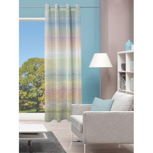 4056751432146 - Vorhang HOME WOHNIDEEN RAINBOW Gr 1 bunt B140cm H245cm Polyester Gardinen Ösenschal Querstreifen RAINBOW 4056751432146 - Vorhang HOME WOHNIDEEN RAINBOW Gr 1 bunt B140cm H245cm Polyester Gardinen Ösenschal Querstreifen RAINBOW