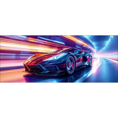 4019449525322 - Glasbild NEON CAR 4019449525322 - Glasbild NEON CAR
