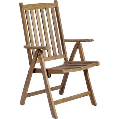 4059865304927 - Teak Hochlehner Solo Holz Garten Stuhl Sessel Möbel klappbar