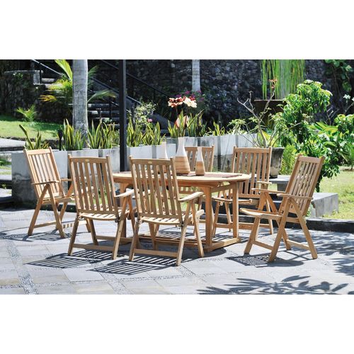 4041908121493 - 5tlg Teak Tischgruppe Gartenmöbel Gartentisch Stuhl Garten Hochlehner Tisch 4041908121493 - 5tlg Teak Tischgruppe Gartenmöbel Gartentisch Stuhl Garten Hochlehner Tisch
