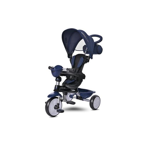 3800166110516 - Tricycle One 3 in 1 EVA-Reifen Schiebestange Anti-Rutsch Pedale umbaubar dunkelblau 3800166110516 - Tricycle One 3 in 1 EVA-Reifen Schiebestange Anti-Rutsch Pedale umbaubar dunkelblau
