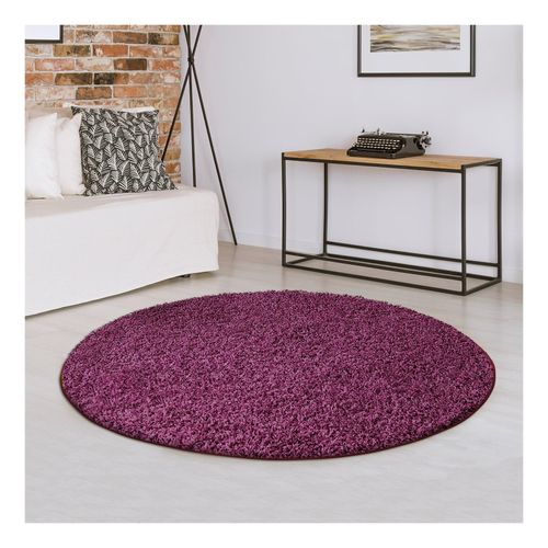 4059382147182 - Shaggy-Teppich nach Maß Barcelona Rund Wohnteppich mit weichem Flor