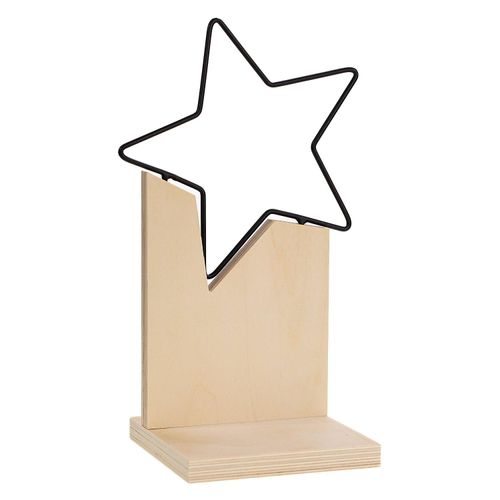 4058896311027 - Holz-Ständer Stern 34 x 205 x 15 cm 4058896311027 - Holz-Ständer Stern 34 x 205 x 15 cm