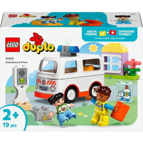 5702017816005 - 10447 DUPLO Town Rettungswagen mit Fahrer Konstruktionsspielzeug 5702017816005 - 10447 DUPLO Town Rettungswagen mit Fahrer Konstruktionsspielzeug