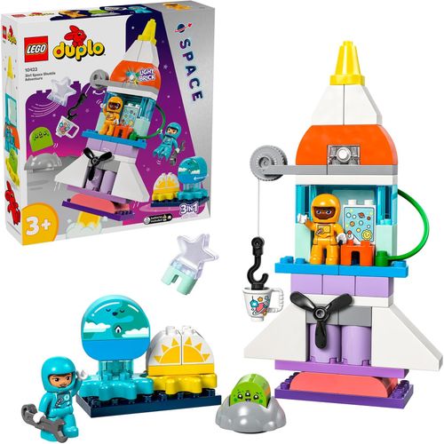 5702017583778 - Duplo 10422 3-in-1-Spaceshuttle für viele Abenteuer Bausatz 5702017583778 LEGO 5702017583778 - Duplo 10422 3-in-1-Spaceshuttle für viele Abenteuer Bausatz 5702017583778 LEGO