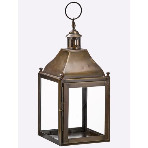 8903368997017 - Windlicht grau (messingfarben) B H T 185cm x 43cm x 195cm Kerzenhalter