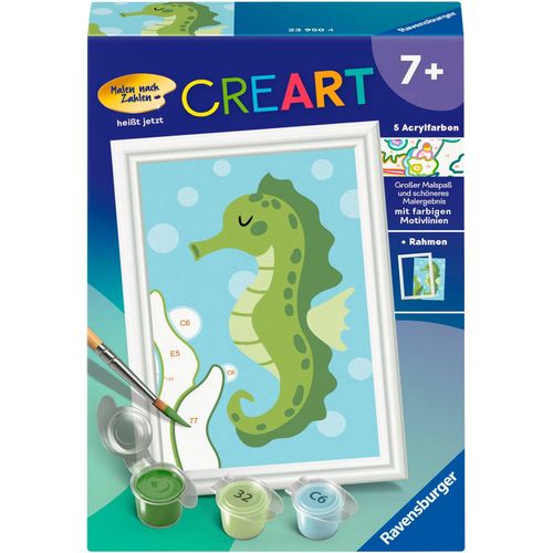 4005556239504 - Malen nach Zahlen RAVENSBURGER CreArt Fröhliches Seepferdchen bunt Malvorlagen KinderB85cm H12cm Made in Europe B85cm H12cm 4005556239504 - Malen nach Zahlen RAVENSBURGER CreArt Fröhliches Seepferdchen bunt Malvorlagen KinderB85cm H12cm Made in Europe B85cm H12cm