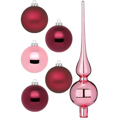 4061752180378 - Weihnachtsbaumkugel MAGIC BY INGE Berry Kiss Weihnachtsdeko Christbaumschmuck bunt (pink lila) H28cm Ø6cm Glas Weihnachtsbaumkugeln Weihnachtsbaumkugeln Christbaumkugeln aus Glas 45 Kugeln Ø ca 4-6 cm inkl Spitze 28 cm 4061752180378 - Weihnachtsbaumkugel MAGIC BY INGE Berry Kiss Weihnachtsdeko Christbaumschmuck bunt (pink lila) H28cm Ø6cm Glas Weihnachtsbaumkugeln Weihnachtsbaumkugeln Christbaumkugeln aus Glas 45 Kugeln Ø ca 4-6 cm inkl Spitze 28 cm