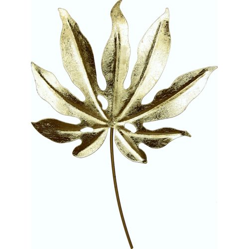 4019844736545 - Wanddekoobjekt IGEA Metall-Blatt Wanddekoobjekte Gr B H T 29 cm x 42 cm x 1 cm Blatt goldfarben Wanddekoration Wanddekoobjekte zum Hängen 4019844736545 - Wanddekoobjekt IGEA Metall-Blatt Wanddekoobjekte Gr B H T 29 cm x 42 cm x 1 cm Blatt goldfarben Wanddekoration Wanddekoobjekte zum Hängen