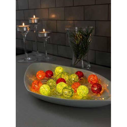 7318301355037 - LED-Lichterkette KONSTSMIDE Weihnachtsdeko Lichterketten Gr Dioden 16 St Flammen 16 St Kabellänge 3 m x Gesamtlänge 6 m bunt Lichterketten und Lichtschlauch LED Dekolichter bunte Baumwollkugeln klein 16 warm weiße Dioden 7318301355037 - LED-Lichterkette KONSTSMIDE Weihnachtsdeko Lichterketten Gr Dioden 16 St Flammen 16 St Kabellänge 3 m x Gesamtlänge 6 m bunt Lichterketten und Lichtschlauch LED Dekolichter bunte Baumwollkugeln klein 16 warm weiße Dioden