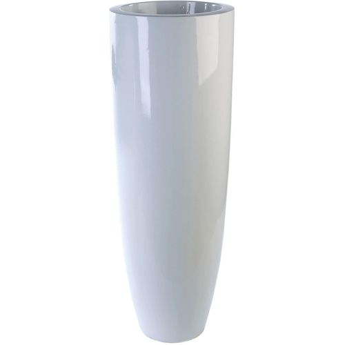 4001250793588 - Übertopf CASABLANCA BY GILDE Konus weiß B36cm H92cm T36cm Fiberglas Pflanzgefäße weiß 4001250793588 - Übertopf CASABLANCA BY GILDE Konus weiß B36cm H92cm T36cm Fiberglas Pflanzgefäße weiß