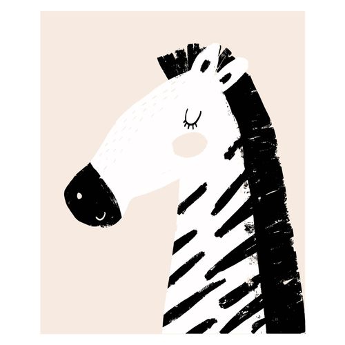 4069745106527 - Poster LÜTTENHÜTT Zebra im Profil weiß (farbe bild(er) weiß) B40cm H50cm T02cm Papier Bilder HD Premium Druck 4069745106527 - Poster LÜTTENHÜTT Zebra im Profil weiß (farbe bild(er) weiß) B40cm H50cm T02cm Papier Bilder HD Premium Druck