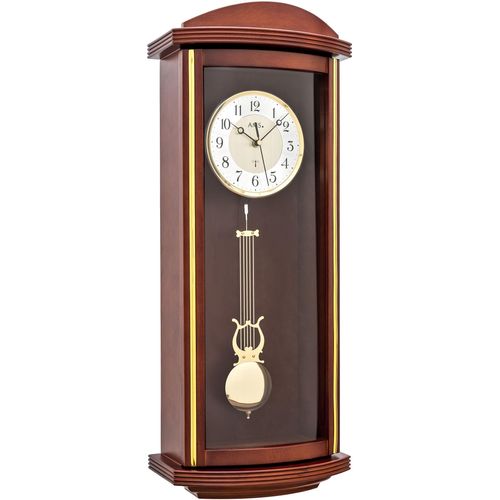 4037445161511 - Funk-Pendelwanduhr AMS braun (nussbaumfarben) Wanduhren B H L 26cm x 16cm x 66cm Quarzuhr Wohnzimmer Esszimmer Buche Schlagwerk 4037445161511 - Funk-Pendelwanduhr AMS braun (nussbaumfarben) Wanduhren B H L 26cm x 16cm x 66cm Quarzuhr Wohnzimmer Esszimmer Buche Schlagwerk