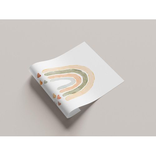 4069745105919 - Poster LÜTTENHÜTT Bunter Regenbogen mit Herzen beige (farbe bild(er) beige) B40cm H50cm T02cm Papier Bilder HD Premium Druck 4069745105919 - Poster LÜTTENHÜTT Bunter Regenbogen mit Herzen beige (farbe bild(er) beige) B40cm H50cm T02cm Papier Bilder HD Premium Druck