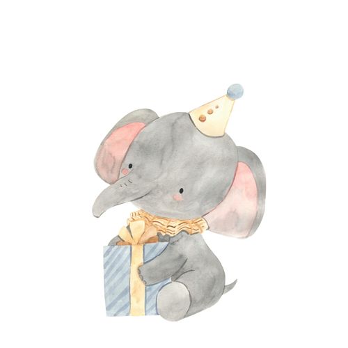 4069745105841 - Poster LÜTTENHÜTT Elefant mit Geschenk und Partyhut grau (farbe bild(er) grau) B40cm H50cm T02cm Papier Bilder HD Premium Druck 4069745105841 - Poster LÜTTENHÜTT Elefant mit Geschenk und Partyhut grau (farbe bild(er) grau) B40cm H50cm T02cm Papier Bilder HD Premium Druck