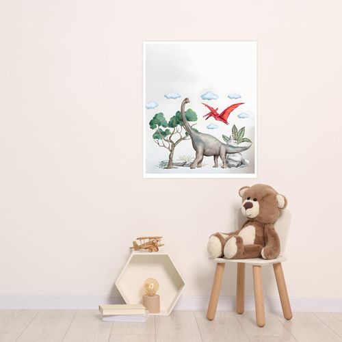 4069745107036 - Poster LÜTTENHÜTT Dinosaurier bunt (farbe bild(er) bunt) B50cm H70cm T02cm Papier Bilder HD Premium Druck 4069745107036 - Poster LÜTTENHÜTT Dinosaurier bunt (farbe bild(er) bunt) B50cm H70cm T02cm Papier Bilder HD Premium Druck