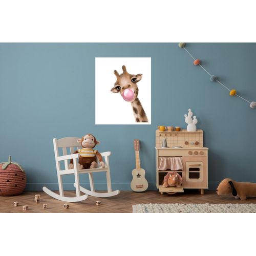 4069745106190 - Poster LÜTTENHÜTT Giraffe mit Kaugummi in Rosa braun (farbe bild(er) braun) B40cm H50cm T02cm Papier Bilder HD Premium Druck 4069745106190 - Poster LÜTTENHÜTT Giraffe mit Kaugummi in Rosa braun (farbe bild(er) braun) B40cm H50cm T02cm Papier Bilder HD Premium Druck