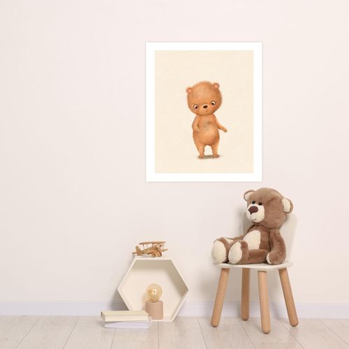 4069745106084 - Poster LÜTTENHÜTT Bär beige (farbe bild(er) beige) B40cm H50cm T02cm Papier Bilder HD Premium Druck 4069745106084 - Poster LÜTTENHÜTT Bär beige (farbe bild(er) beige) B40cm H50cm T02cm Papier Bilder HD Premium Druck