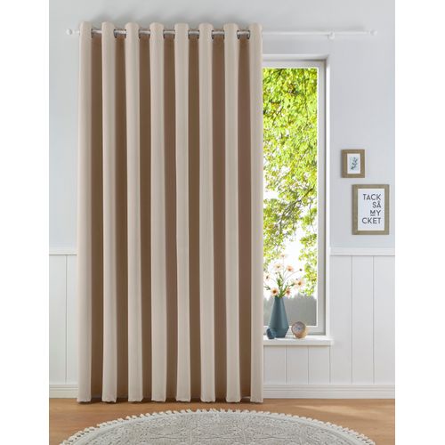6943755942178 - Verdunkelungsvorhang MY HOME Solana Gr 8 beige (sand) B280cm H245cm Polyester Polyester Gardinen Vorhang Gardine Breite 280 cm verdunkelnd einfarbig Raumteiler 6943755942178 - Verdunkelungsvorhang MY HOME Solana Gr 8 beige (sand) B280cm H245cm Polyester Polyester Gardinen Vorhang Gardine Breite 280 cm verdunkelnd einfarbig Raumteiler