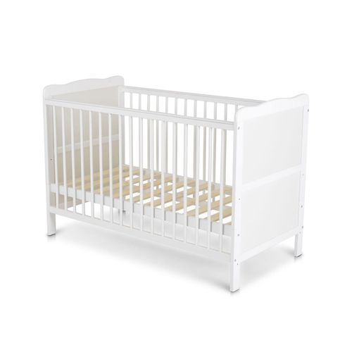 3800146249533 - Babybett 2 in 1 Gitterbett Albero Kinderbett 120 x 60 cm Holz 3 Ebenen weiß 3800146249533 - Babybett 2 in 1 Gitterbett Albero Kinderbett 120 x 60 cm Holz 3 Ebenen weiß