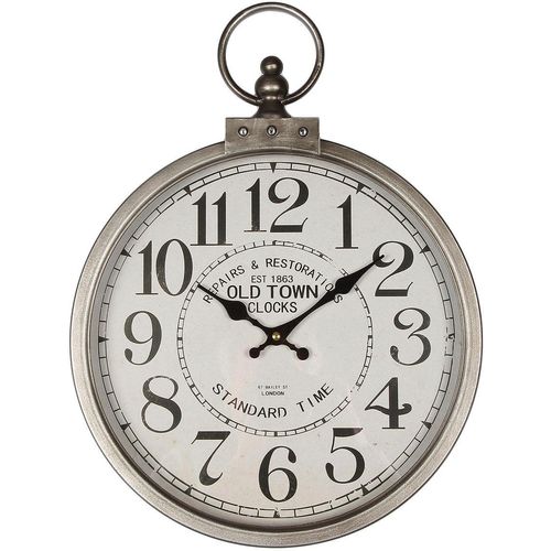 4050223847001 - Wanduhr Wanduhr Silber 35cm Wanduhren Gr B H T 35 cm x 47 cm x 6 cm silberfarben Wanduhren 4050223847001 - Wanduhr Wanduhr Silber 35cm Wanduhren Gr B H T 35 cm x 47 cm x 6 cm silberfarben Wanduhren