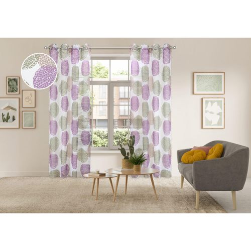 4068223587995 - Gardine MY HOME BELEM Gr 1 beige B140cm H145cm Polyester Polyester Gardinen 1 Schal Polyester Kreise 4068223587995 - Gardine MY HOME BELEM Gr 1 beige B140cm H145cm Polyester Polyester Gardinen 1 Schal Polyester Kreise