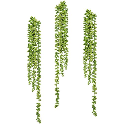 4064118841821 - Kunstranke CREATIV GREEN Sedumhänger Kunstpflanzen Gr B H 10 cm x 70 cm 2 St grün Kunst-Ranken 3er Set