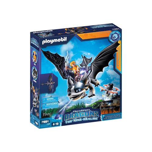 4008789710819 - PLAYMOBIL® 71081 - Dreamworks Dragons - The Nine Realms - Thunder und Tom mit Schussfunktion und Lichtmodul 4008789710819 - PLAYMOBIL® 71081 - Dreamworks Dragons - The Nine Realms - Thunder und Tom mit Schussfunktion und Lichtmodul