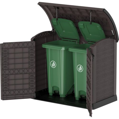 0638801866329 - Duramax StoreAway Aufbewahrungsbox 2er Mülltonnenbox 1200 l 145 x 125 x 83 cm Kunststoff 0638801866329 - Duramax StoreAway Aufbewahrungsbox 2er Mülltonnenbox 1200 l 145 x 125 x 83 cm Kunststoff
