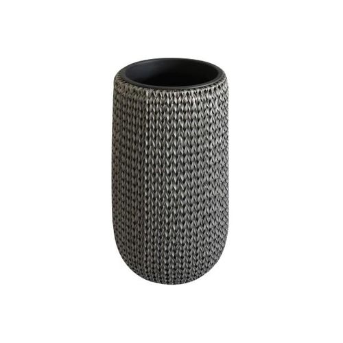 4036812128133 - Kynast Rattan Pflanzvase Ø 45 x 85 cm Polyrattan Geflecht silbergrau wetterfest