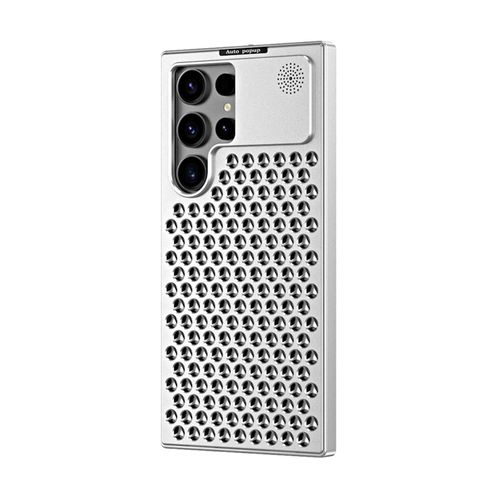 4255785162535 - Für Samsung Galaxy S25 Ultra Premium Aromatherapie Kühl Hülle Silber 4255785162535 - Für Samsung Galaxy S25 Ultra Premium Aromatherapie Kühl Hülle Silber
