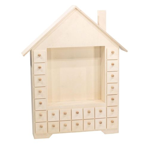 4058896378730 - Adventskalender Haus 37 x 48 cm 4058896378730 - Adventskalender Haus 37 x 48 cm