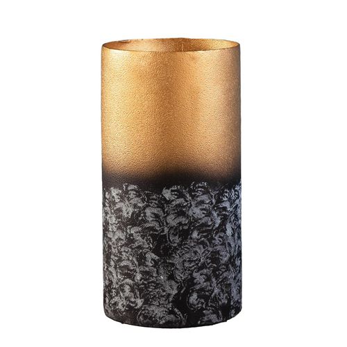 4251561902487 - riess-ambiente Vase ABSTRACT - 30cm gold Metall Patina handmade