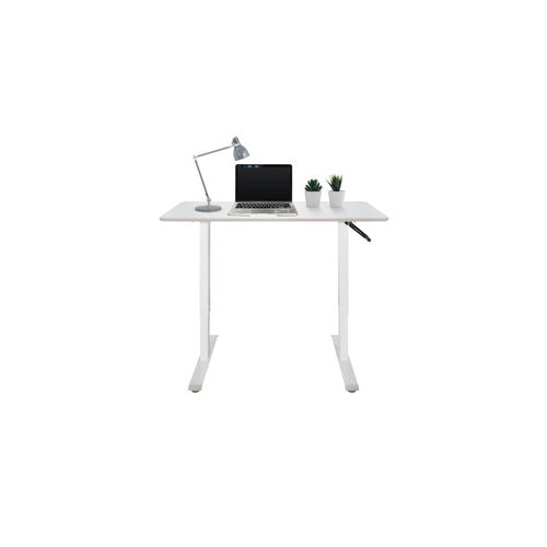 4064323013051 - Stehschreibtisch STAND CR MDF Platte Gestell aus Stahl hjh OFFICE 4064323013051 - Stehschreibtisch STAND CR MDF Platte Gestell aus Stahl hjh OFFICE