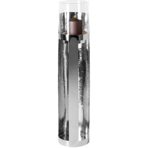 4042911463266 - Windlicht FINK MANIAC silber (silberfarben) Kerzenhalter H 875cm Edelstahl Glas Kerzenhalter Säule aus Edelstahl mit Glaszylinder H875cm 4042911463266 - Windlicht FINK MANIAC silber (silberfarben) Kerzenhalter H 875cm Edelstahl Glas Kerzenhalter Säule aus Edelstahl mit Glaszylinder H875cm