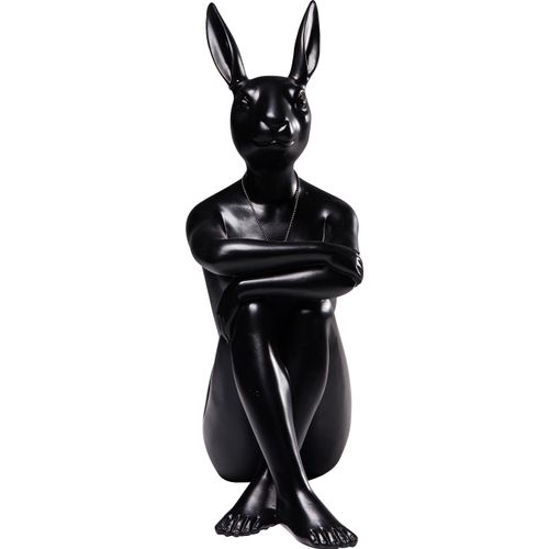 4025621615330 - Dekofigur DESIGN Deko Figur Gangster Rabbit Schwarz schwarz B26cm H39cm T15cm Stahl Polyresin Dekofiguren 4025621615330 - Dekofigur DESIGN Deko Figur Gangster Rabbit Schwarz schwarz B26cm H39cm T15cm Stahl Polyresin Dekofiguren