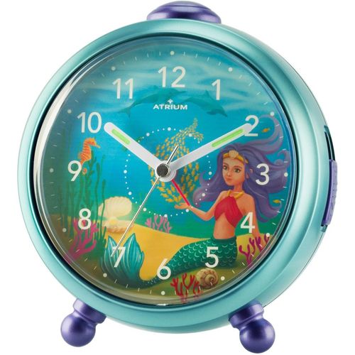 4037921006787 - Quarzwecker ATRIUM A932-13 bunt (türkis lila) Wecker Kinder Kinderwecker Kinderzimmer Schulanfang Geburtstag Geschenkidee 4037921006787 - Quarzwecker ATRIUM A932-13 bunt (türkis lila) Wecker Kinder Kinderwecker Kinderzimmer Schulanfang Geburtstag Geschenkidee