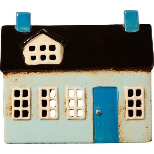 5709898374181 - Teelicht Häuschen aus Keramik Nyhavn blaue Tür 172 x 72 x 15 cm 5709898374181 - Teelicht Häuschen aus Keramik Nyhavn blaue Tür 172 x 72 x 15 cm