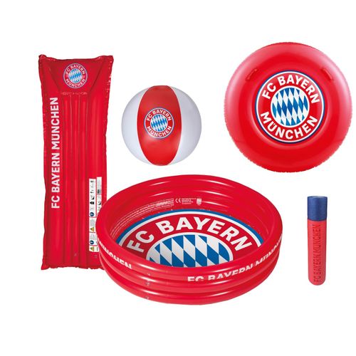 4250897427954 - Happy People - FC Bayern München Schwimmset (5-teilig) Luftmatratze Ball Planschbecken Wasserspritze 4250897427954 - Happy People - FC Bayern München Schwimmset (5-teilig) Luftmatratze Ball Planschbecken Wasserspritze