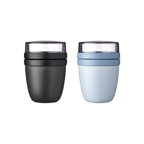 8711269110646 - Lunchpots Nordic Black & Nordic Sage Ellipse ø 107 cm 2er Set 8711269110646 - Lunchpots Nordic Black & Nordic Sage Ellipse ø 107 cm 2er Set