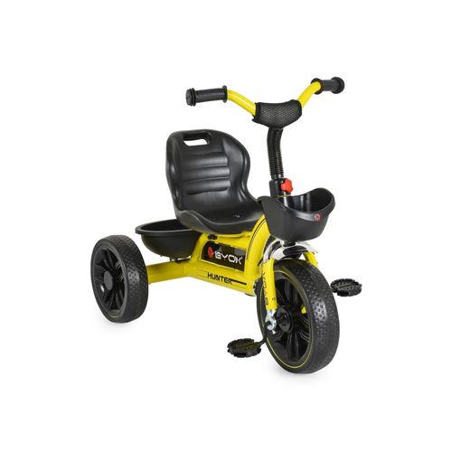 3800146231811 - Byox Dreirad Hunter EVA-Reifen verstellbarer Sitz Korb ergonomische Griffe gelb