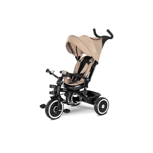3800166119274 - Dreirad Tino Klingel Korb umbaubar drehbarer Sitz Getränkehalter beige 3800166119274 - Dreirad Tino Klingel Korb umbaubar drehbarer Sitz Getränkehalter beige