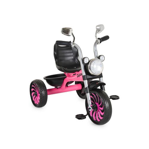 3800146231781 - Byox Kinderdreirad Captain Musikfunktion Lichter Spiegel Hinterkorb Rückenlehne rosa 3800146231781 - Byox Kinderdreirad Captain Musikfunktion Lichter Spiegel Hinterkorb Rückenlehne rosa