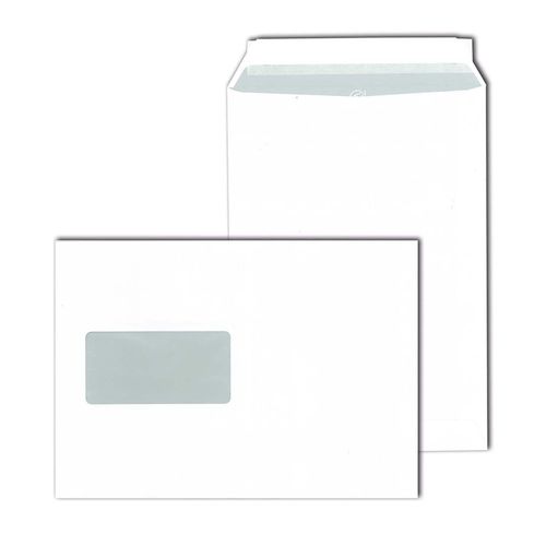 4250648983111 - Versandtasche weiß m Fenster 500 St haftklebend DIN C5 4250648983111 - Versandtasche weiß m Fenster 500 St haftklebend DIN C5
