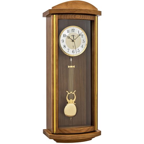 4037445161528 - Funk-Pendelwanduhr AMS braun (eichefarben) Wanduhren B H L 26cm x 16cm x 66cm Quarzuhr Wohnzimmer Esszimmer Erle Schlagwerk 4037445161528 - Funk-Pendelwanduhr AMS braun (eichefarben) Wanduhren B H L 26cm x 16cm x 66cm Quarzuhr Wohnzimmer Esszimmer Erle Schlagwerk