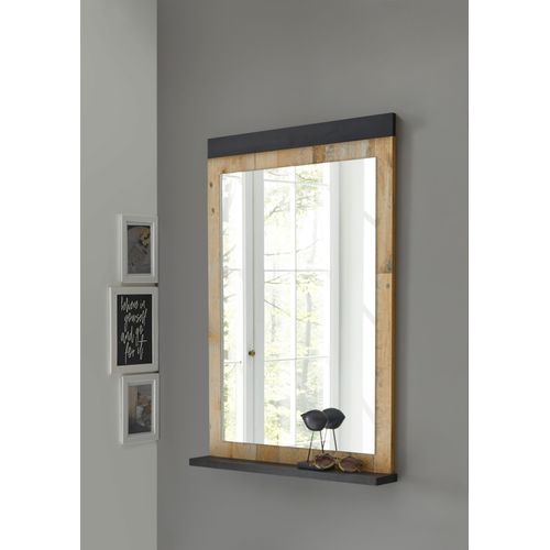4067602882454 - Wandspiegel HOME AFFAIRE SHERWOOD Spiegel Gr B H T 65 cm x 95 cm x 10 cm braun (old style hell dekor) Wandspiegel in modernem Holz Dekor Höhe 95 cm 4067602882454 - Wandspiegel HOME AFFAIRE SHERWOOD Spiegel Gr B H T 65 cm x 95 cm x 10 cm braun (old style hell dekor) Wandspiegel in modernem Holz Dekor Höhe 95 cm
