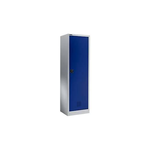 4051273513281 - Select Garderobenschrank EASY-WEAR Zylinderschloss H 1935 mm weißalu enzianblau RAL 9006 5010